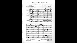 Antonio Vivaldi - Concerto for Strings in G minor RV 152 (Sheet Music Score)