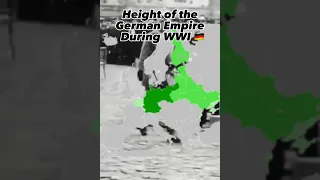 Height of the German Empire during WWI 🇩🇪 ⚔️ | #shorts #edit #ww1 #peak #power #germany #viral