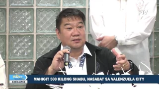 Mahigit 500 kilong shabu, nasabat sa Valenzuela City