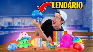 COMPREI VÁRIOS FIDGET TOYS E POP IT LENDÁRIOS!