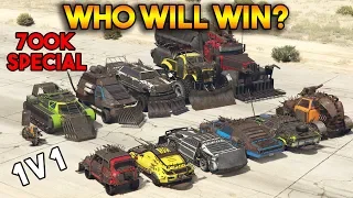 GTA 5 ONLINE : WHO WILL WIN? [700K SPECIAL] (All Arena War DLC vehicles battle)