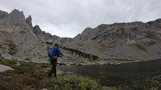 Fishing at Cirque of the Towers, Wind River Mountains Wyoming