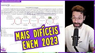 TOP 4 QUESTÕES MAIS DIFÍCEIS DE BIOLOGIA DO ENEM 2023 | Professor Samuel Cunha