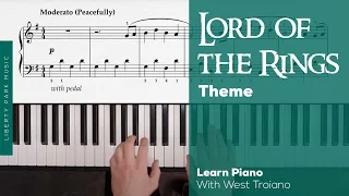 The Lord of the Rings Theme | Easy Piano | LPM Performances