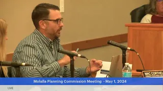Molalla Planning Commission Meeting- May 1, 2024