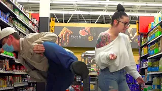 LIFTING MY LEG AND FARTING ON PEOPLE AT WALMART!!! | Jack Vale
