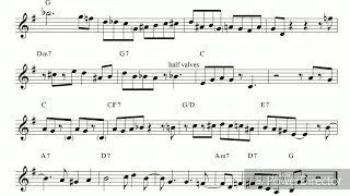 Bill Bailey – Wendell Brunious trumpet solo transcription