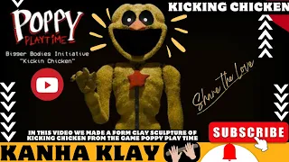 Making A Form Clay Of Kicking Chicken From The Game Poppy PlayTime | kanha klay #art #clay #how