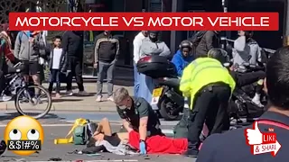 Motorcycle Accident In East London | Dashcam Footage | Aftermath Footage | UK 🇬🇧