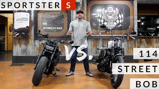 Harley Davidson | Sportster S VS. 114 Street Bob