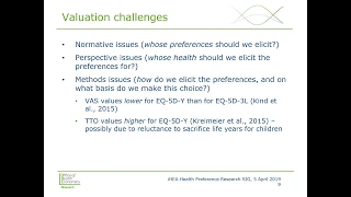 iHEA Webinar - April 5, 2019 - Adult vs. Adolescent Preferences for EQ-5D-Y Health States