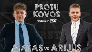 SILVERSTARS PROTŲ KOVOS // MATAS VS ARIJUS // #2 PUSFINALIS