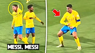 Cristiano Ronaldo Mock Al-Shabab Fans after 'Messi, Messi' Chants 😂🤣