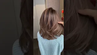 Balayage with short hair 💇🏻‍♀️. #youtubeshorts #shortvideo #happy #shorts #short