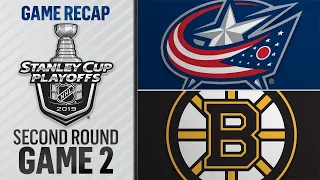 Blue Jackets even series with Game 2 win in 2OT