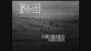 1918 WWI American Troops Fight in France (Silent)