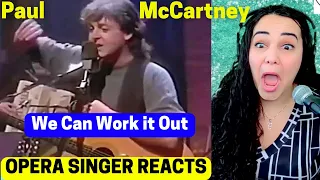 Paul McCartney - We Can Work It Out | Opera Singer Reacts