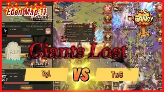 Eden Map:11 YgL vs Tw6 ''An Adrenaline-High Battle'' 💪🔥😱 - Last Shelter Survival