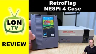 RetroFlag NESPi 4 Raspberry Pi Case - Mini NES with Workable Cartridge for SSD's !