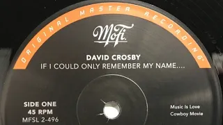 VINYL LISTENING HANG #2 David Crosby - If I Could Only Remember My Name (MFSL 45 RPM)