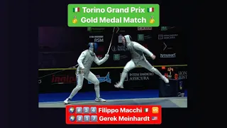 Torino Grand Prix 2023 SMF - GOLD - Filippo Macchi ITA v Gerek Meinhardt USA