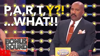 Steve Harvey Asks The PARTY Questions & Gets Some GOOD ANSWERS On Family Feud USA