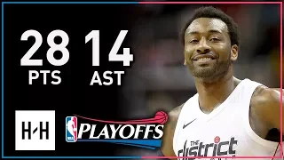 John Wall Full Game 3 Highlights Wizards vs Raptors 2018 Playoffs - 28 Points, 14 Ast, CRAZY!