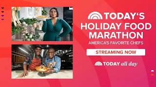 Tune in to TODAY's Holiday Food Marathon for sweet treat ideas, Hanukkah feasts and much more!