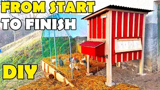 DIY chicken coop FROM START TO FINISH