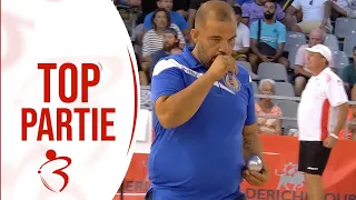 Finale 👍 énorme tête-à-tête à 4 boules SUCHAUD vs HATCHADOURIAN  Odyssée Pétanque Montpellier3M 2022