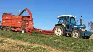 Old School Silage In Ireland - First Cut 2018