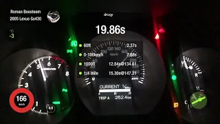 Lexus GS430 0-200km/h