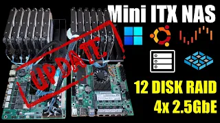 ITX NAS Motherboard N100 N5105 Update Video