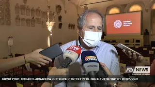 COVID, PROF. CRISANTI «DRAGHI HA DETTO CHE E' TUTTO FINITO: NON E' TUTTO FINITO!' | 01/07/2021