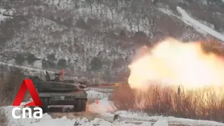 US, South Korean troops hold joint drills near North Korean border
