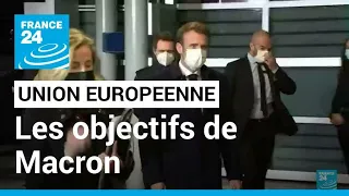 Les gros dossiers d'Emmanuel Macron à la présidence de l'Union européenne • FRANCE 24