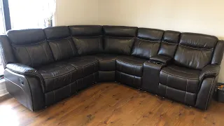 How to change the orientation of a tracked sectional couch