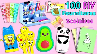 100 DIY – IDÉES DE FOURNITURES SCOLAIRES - ASTUCES ET BRICOLAGES POUR LA RENTRÉE DE CLASSES