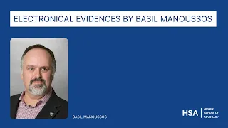 Electronical evidences by Basil Manoussos