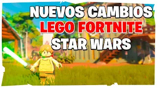 Nuevos Cambios LEGO Fortnite Star Wars - Fin del Evento (Sables de luz, armas, construcciones)