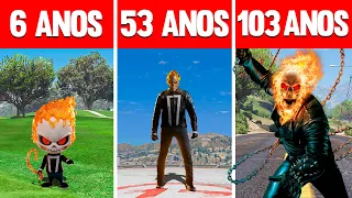 SOBREVIVENDO 103 ANOS COMO MOTOQUEIRO FANTASMA NO GTA 5