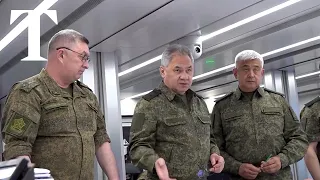 Russian defence minister Shoigu shown visiting troops in Ukraine after Wagner rebellion