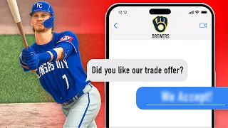 I was offered my first trade... MLB The Show 24 Royals Franchise