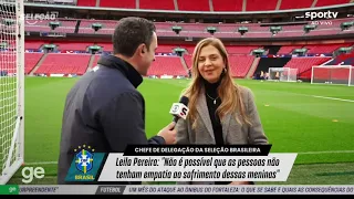 LEILA PEREIRA DETONA ROBINHO E DANIEL ALVES l PRESIDENTE DO PALMEIRAS PEDE APOIO DA IMPRENSA