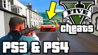 GTA 5 CHEATS ON PS3 (ALL CHEAT CODES FOR PS3 & PS4)