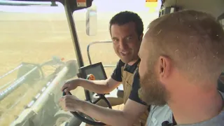 #Throwback Thursday at RME: Rick Harvests Wheat