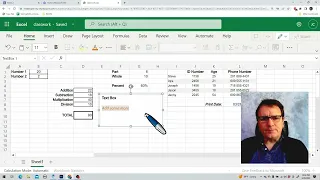 Excel 1 - Week 3.10 - Floating Text Box - Callout Box in Excel - 2023