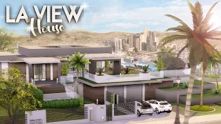 GREAT LA HOUSE + FULL CC LIST || Luxury Estate with great view || The Sims 4: Speed Build
