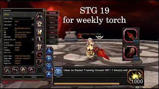 Dragon Nest SEA l STG 19 for Weekly Torch l Avalanche (Lancea) Rotation & Gear review