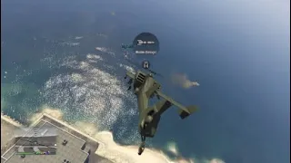 Destroying Oppressor Mk 2 Griefer With A Hunter - Grand Theft Auto V Online